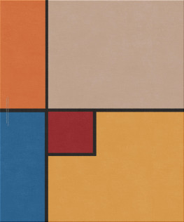 Bauhaus 11995-bauhaus3a - handmade rug, tufted (India), 24x24 5ply quality